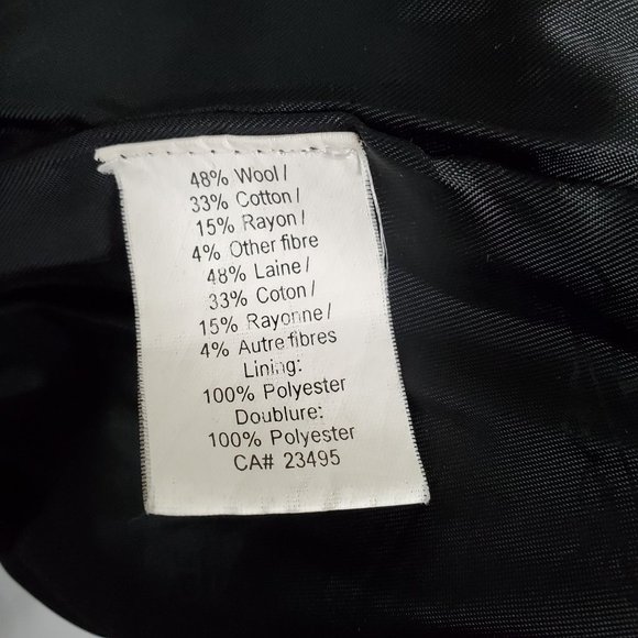 Icelandic Design Size S Sweater Coat Vintage Zipper Beaded Pockets Wool Blend - Picture 6 of 15